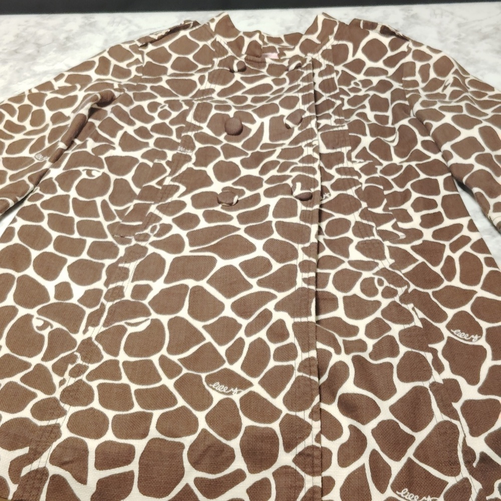 Lilly Pulitzer giraffe print double breasted Jacket